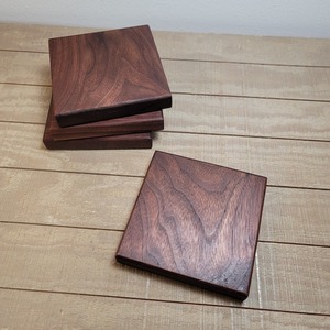 Round Acacia Wood <b>Coasters</b> Set Rustic Wooden <b>Drink</b> Mats for Coffee Tea and Wine Glasses - Product Image 4