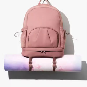 กระเป๋าเป้เดินทางน้ำหนักเบาปรับได้อเนกประสงค์ พร้อมช่องใส่เสื่อโยคะและรองเท้าแบบกำหนดเองสำหรับอุปกรณ์ออกกำลังกาย - Product Image 1