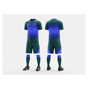 Maillots de football personnalisés sublimés avec shorts assortis |   Tailles pour hommes, femmes et jeunes |   Vêtements de sport légers et à séchage rapide - Product Image 4