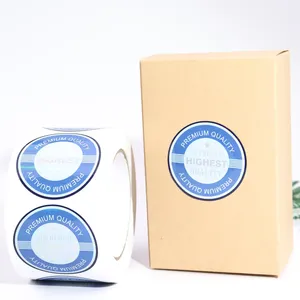 Etiquetas Adhesivas de Vinilo Holográfico Impermeables con Impresión de Logotipo Personalizado, Etiquetas Autoadhesivas para Empaque - Product Image 5
