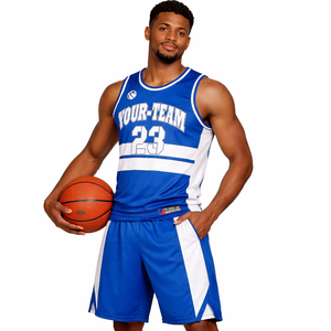 Ensemble Maillot et Short de Basketball OEM en Tissu Respirant, Design d'Équipe Personnalisé par Sublimation, Vêtements de Sport en Gros, Fabricant - Product Image 6