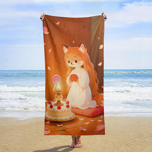 Toalla de Playa de Lujo de Alta Calidad, Absorbente, Colorida, Resistente a la Decoloración, con Textura Suave para Actividades de Verano en la Playa y la Piscina - Product Image 5