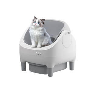 Sudex OKKPETS <b>Automatic</b> Cat <b>Litter</b> Box with APP Control Open-Top Self Cleaning Design Dual Safety Sensors Smart <b>Litter</b> <b>Tray</b> - Product Image 1