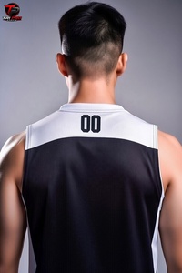 Uniforme de Voleibol TriPro Personalizado, Conjunto Deportivo sin Mangas con Cuello en V, Poliéster, Unisex, para Entrenamiento y Partidos - Product Image 6