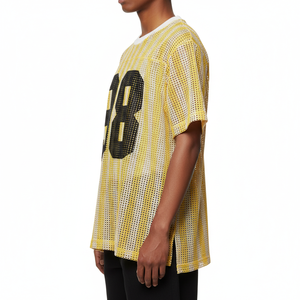 Men <b>Mesh</b> Jersey Short Sleeve Quick Dry Custom OEM Wholesale - Product Image 3
