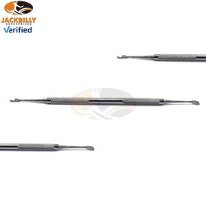 Dog Cat Ear Cleaner Manual 2pcs Hair Remover Veterinary Pean Forcep Tartar Scraper Professional Pet Grooming Tool Stainless - Product Image 3