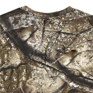 เสื้อยืดพิมพ์ลายพรางผ้าฝ้ายนุ่มน้ำหนักเบาสวมใส่สบายสำหรับสตรีทและชุดลำลองกลางแจ้ง - Product Image 5