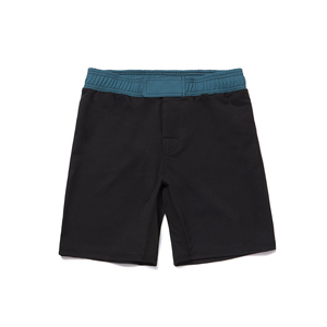 Shorts d'arts martiaux rayés noirs pour garçons, séchage rapide, coupe classique, vêtements pour enfants - Product Image 2