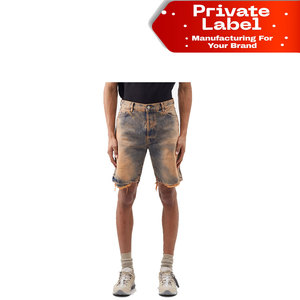Stock Clearance Wholesale <b>Men</b> Denim Shorts Casual Utility Denim Shorts Pack Economical Bulk Pack <b>Men</b> Denim Shorts Custom Brand - Product Image 1
