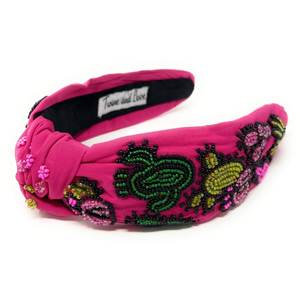 Bandeau pour cheveux brodé à la main avec un design perlé coloré pour un look tendance - Product Image 5