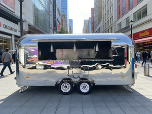 ACB Commercial Fast Food Trailer Truck Cart Full Kitchen Mobile Van For Snack Foods for Sale USA Europe Australia - Product Image 6