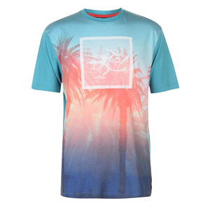 T-shirt décontracté à manches courtes pour homme, col rond, respirant, 100% coton tricoté, coupe ample - Product Image 1