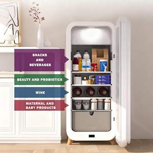 Vinopro 22 Bottlles Enfriador de vino Refrigerador de bebidas de vino inteligente independiente en gabinete con sistema de estabilización de temperatura inteligente - Product Image 2