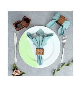 Porte-serviettes personnalisé à bas prix, qualité supérieure, décoration de mariage et de fête à domicile, anneaux à serviettes en bois - Product Image 6