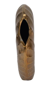 Textured <b>Vase</b> Shiny Gold Decorative <b>Vase</b> New Shape <b>Vase</b> Textured Modern European Design Home Decorative Fancy Metal Flower <b>Vase</b> - Product Image 6