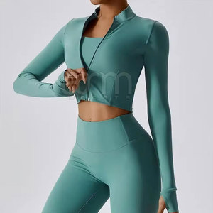 Pakistan Manufacture Unique Design Women 3 Piece <b>Yoga</b> <b>Set</b> Outdoor Use Polyester Made Women 3 Piece <b>Yoga</b> <b>Set</b> - Product Image 3
