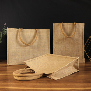 Sac en toile de jute écologique promotionnel avec impression de logo personnalisé - Product Image 4