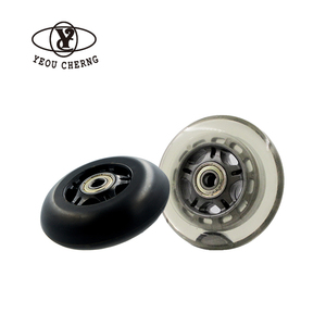 Vente d'usine OEM Roue de patin à roulettes haute vitesse 110MM Double couche Super résistante Pièces de patins à roulettes pour extérieur et intérieur - Product Image 3