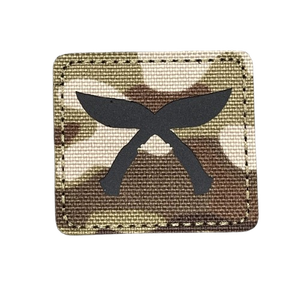 Écussons tactiques personnalisés gravés au laser avec logo, fixation Velcro, fournisseur OEM pour vêtements - Product Image 1