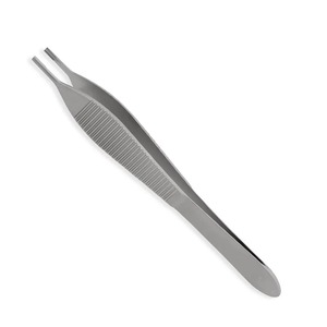 Pince à pansement Adson en acier inoxydable, instrument chirurgical pour salle d'opération, certifiée CE Classe I, outil manuel - Product Image 6