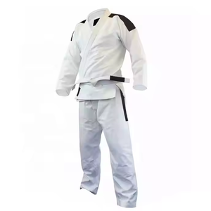 Uniforme Ligero y Elástico para Entrenamiento de Karate con Logotipo Personalizado en la Parte Delantera, 100% Algodón, Transpirable, de Alta Calidad - Product Image 1