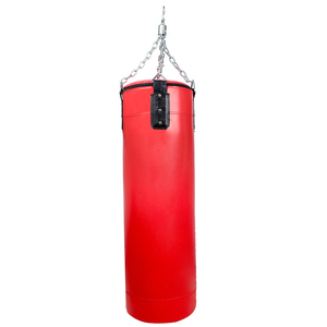 Sac de frappe de boxe avec chaîne, en cuir PU robuste, équipement d'entraînement pour arts martiaux et fitness - Product Image 4