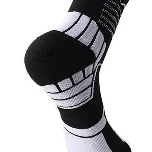Multi-Sport Athletic <b>Compression</b> <b>Knee</b> High Crew Socks Spandex/Nylon/Cotton Quick Dry Anti-Bacterial Eco-Friendly Baseball - Product Image 4