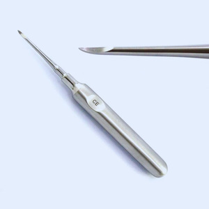 Elevador dental luxador de acero inoxidable, manual, mínimamente invasivo, curvo, para extracción de raíces, instrumento quirúrgico - Product Image 4