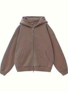 Sudadera con Capucha y Cuello Alto para Hombre, 100% Felpa Francesa, Personalizada con Logotipo de Anime, Cómoda y Cálida - Product Image 1