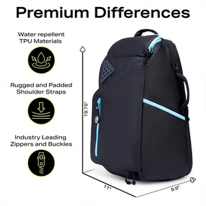 Bolsa de Baloncesto de Pana de Lujo Resistente OEM, Mochila de Fútbol de Gran Capacidad con Costuras Reforzadas, Bolsa para Zapatos y Baloncesto - Product Image 1