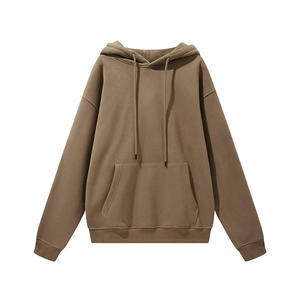Sudadera con Capucha Oversize para Hombre, Invierno, con Logotipo Personalizado, Algodón Grueso, Forro Polar Transpirable, Ropa Urbana, Venta al Por Mayor, OEM, ODM - Product Image 3
