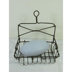Handcrafted Wrought Iron Modern One Piece Soap Dish black Finish Waterproof soap Organizer for Home Hotel Villa usage bathroom - Product Image 4