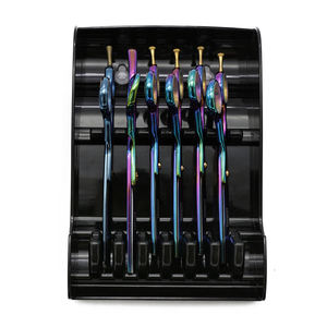 IKZARSA Organizador Profesional de Herramientas para Barbería, Soporte para Tijeras, Caja de Almacenamiento de Plástico ABS de Alta Calidad y Duradero para Peines de Escritorio - Product Image 3