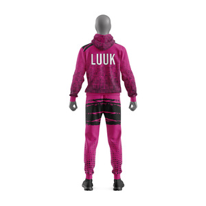 Custom Men's Tracksuit Full <b>Zip</b> <b>Hooded</b> Sporty Jogging Suit Professional Sportswear Training Apparel Bulk Supplier Factory - Product Image 2