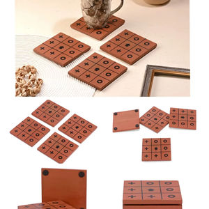 Posavasos Ecológicos de Arcilla para Tazas de Té, Forma Cuadrada, Hechos a Mano, Reutilizables, de Alta Calidad - Product Image 1