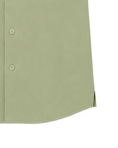 Customized Light Olive Green Oversized Casual Men <b>Shirt</b> <b>Half</b> Sleeve <b>Button</b> Up Cuban Collar Loose Fit Summer Fashion Top Wear - Product Image 6