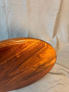 Wood Double Tier Rotating Tray Smooth-Spin Lazy Susan for <b>Tabletop</b> Spice Serving - Product Image 5