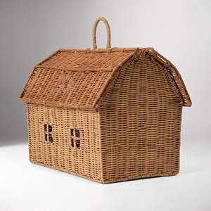 Sisu Handicraft Delightful Handmade Kids Rattan <b>Basket</b> Eco Friendly Natural Wicker <b>Storage</b> <b>Basket</b> for <b>Toys</b> Nursery Decor Gifts a - Product Image 5