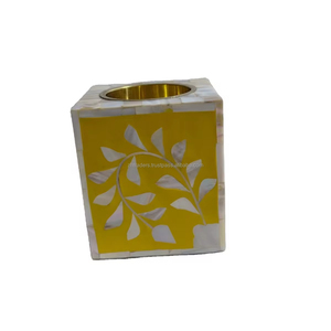 Quemador Bakhoor de resina de madera Hexagonal de lujo con detalles de nácar para Eid Ramadan y decoración de sala de estar espiritual - Product Image 6