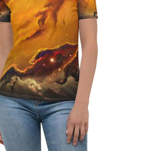 Camiseta de Mujer Personalizada OEM Más Vendida, de Alta Calidad, 100% Poliéster, Impresión por Sublimación, Transpirable, de Secado Rápido, Antipilling, Informal - Product Image 5