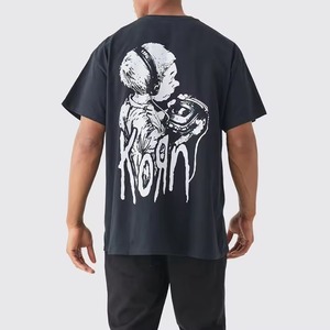 T-shirt homme oversize coupe carrée ample épaules tombantes en coton épais décontracté – Commande en gros Fournisseur Fabricant - Product Image 3