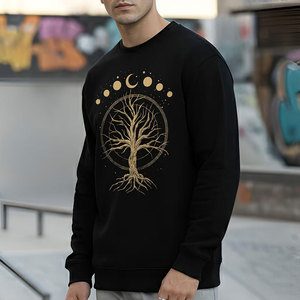 เสื้อฮู้ดผู้ชายผ้าฟลีซน้ำหนักเบา ระบายอากาศได้ดี สวมใส่สบาย เหมาะสำหรับฤดูหนาว เนื้อผ้านุ่ม ใส่สบาย ผสมผสานด้วยผ้าฝ้าย - Product Image 1