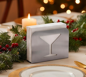 Portarrollos de Papel Metálico Gris con Elegante Diseño de Cristal Tallado Matrini, Ideal para Hoteles y Uso en Mesa con Estilo - Product Image 5