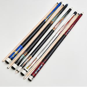 2-Piece Maple Wood <b>Pool</b> <b>Cue</b> With Brass Joint Durable Billiard Stick For Snooker Game Factory From Vietnam - Product Image 1