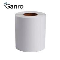 Etiqueta Adhesiva Térmica Directa Personalizada de 40x30 50x25 50x30 58x40 58x60 60x40, Resistente al Calor, con Código de Barras, para Alimentos de Supermercado