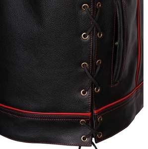 Nouveau Gilet de Moto en Cuir de Vachette Personnalisé Tendance 2026 pour Hommes – Protection de Course, Coupe-Vent, Grande Taille, Imperméable - Product Image 3