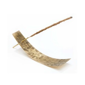 Modern Curve Design <b>Incense</b> <b>Holder</b> Brass Antique Finished Minimalist Customized <b>Incense</b> <b>Stick</b> Burner Metal <b>Incense</b> <b>Holder</b> - Product Image 1