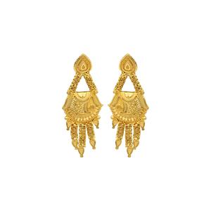 Juego de Joyería de Latón Chapado en Oro de 14K, 18K, 24K con Diseño Floral Tradicional, Collares de Moda al por Mayor - Product Image 5