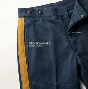 Pantalon de reproduction de style américain pour homme, coupe droite, reproduction historique, pantalon de cavalerie de l'Union américaine - Product Image 3