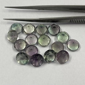 Acheter 10mm Naturel Multi Fluorite Faceted Round Brilliant Cut Stone Bulk Abordable Gemstones pour Bijoux maintenant fournisseur en ligne - Product Image 4